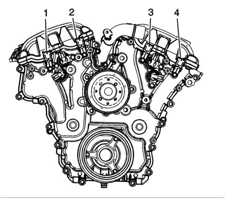 2007 gmc acadia camshaft position sensor location