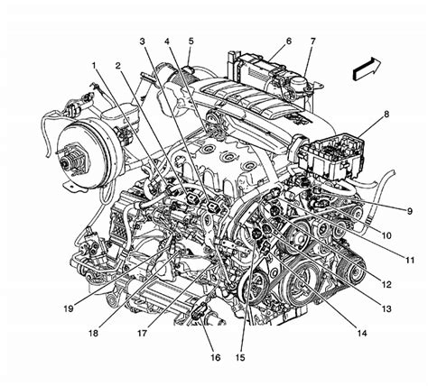 2008 gmc acadia camshaft position sensor location