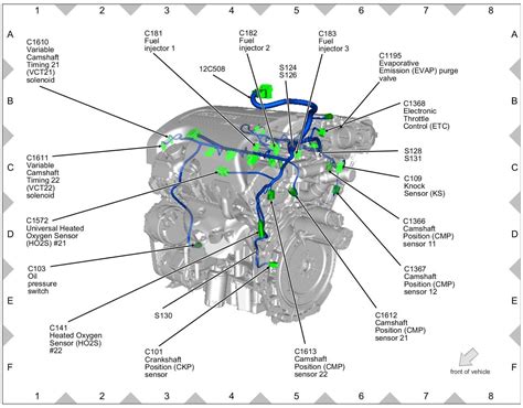 2013 ford explorer camshaft position sensor location