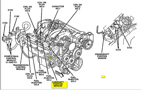 2013 jeep wrangler camshaft position sensor bank 2 location