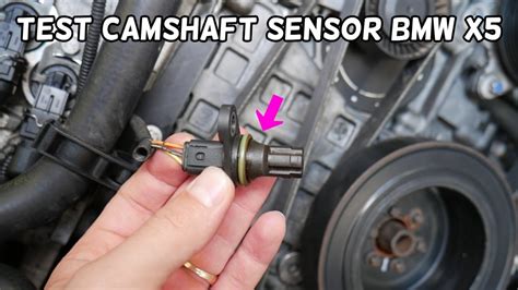 bmw x5 camshaft position sensor location